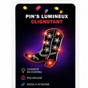 Épinglette lumineuse - botte